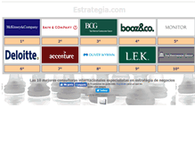 Tablet Screenshot of estrategia.com